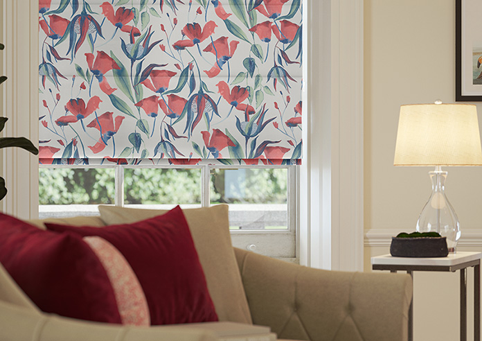 Belle Fuchsia, Neapolitan - Roman Blind - Image 5